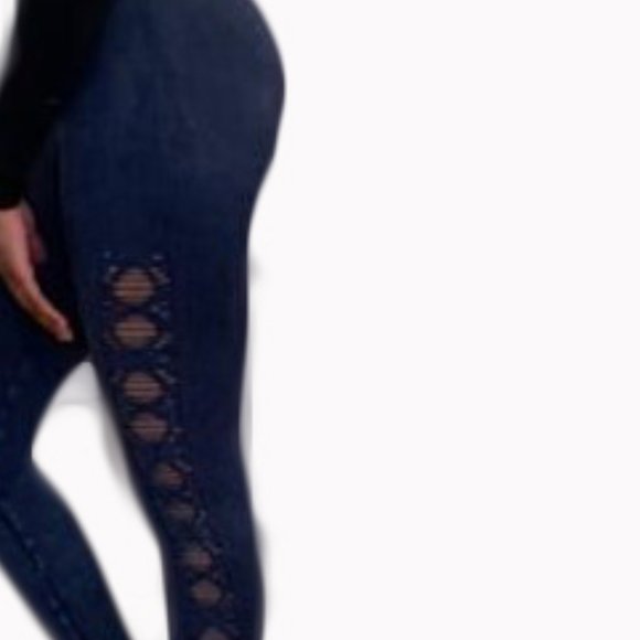 Ultra Soft Side Pointelle High Waist Leggings - Picture 1 of 4